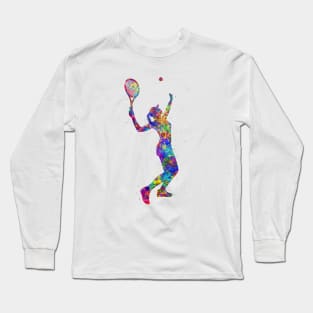 Tennis player girl Long Sleeve T-Shirt